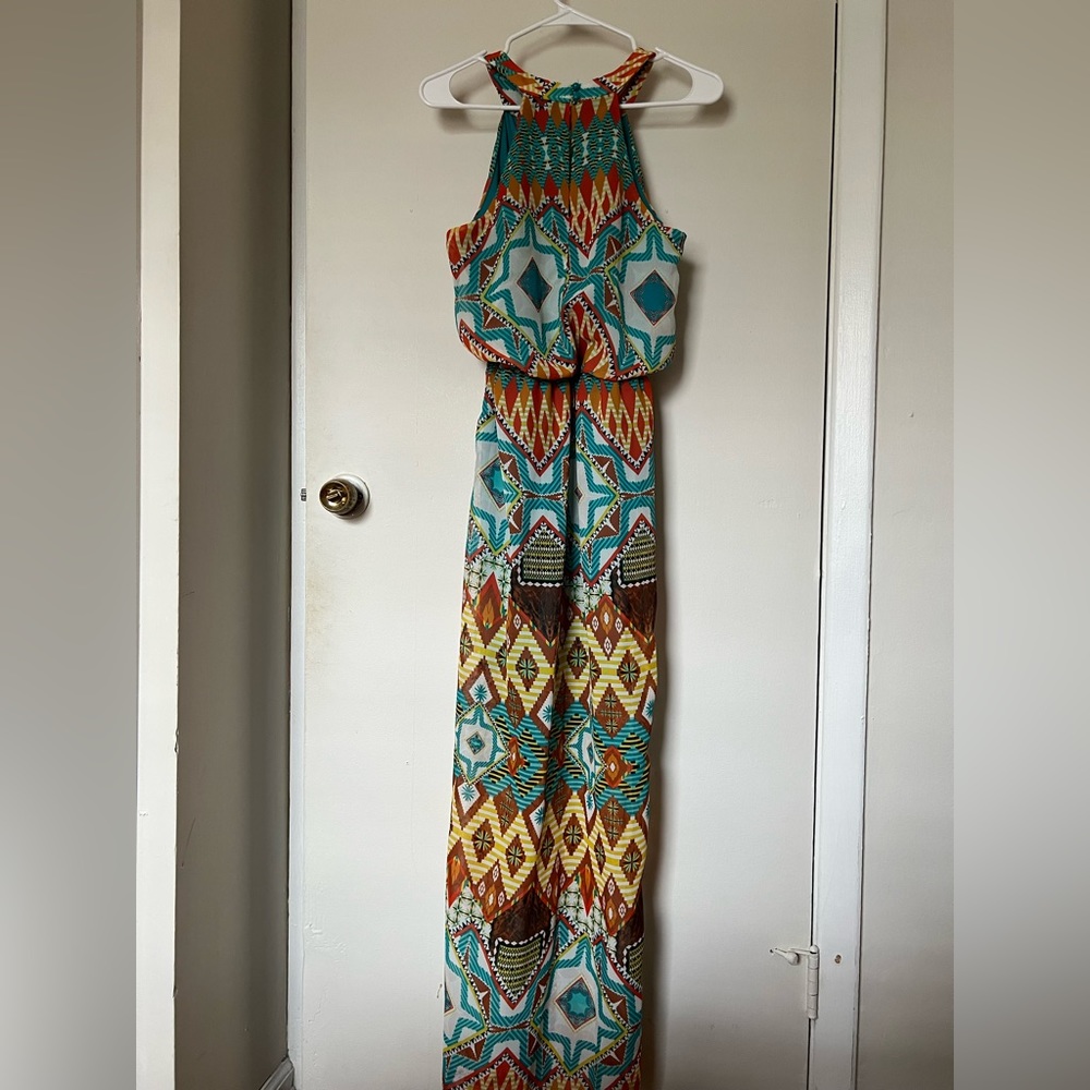 EUC City Triangles maxi dress size small